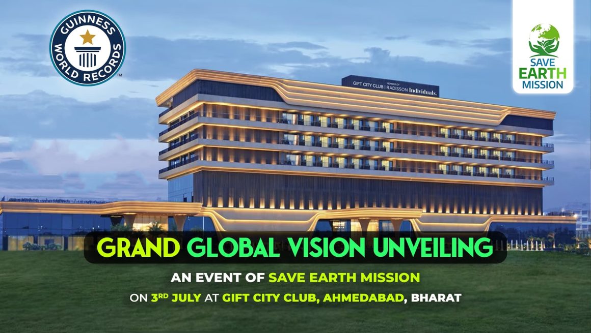 whatsapp-image-2025-06-26-at-064238f469049a.jpg After Creating History with Guinness World Record, Save Earth Mission Announces Grand Global Vision Unveiling in Ahmedabad, India